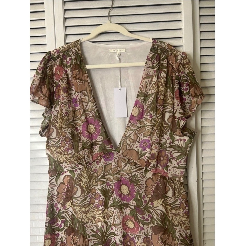 Baevely Boho Floral Midi Dress Size 2X - Picture 2 of 3